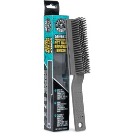Chemical Guys Cepillo Profesional de Goma para Eliminar el Pelo de Mascotas, (Ideal para Coches, Camiones, Todoterrenos, Autocaravanas, Casa, Muebles y Más) Negro