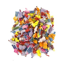 NUOBESTY 100pcs Multicolor People Figures Mold Miniature Human Figures People Figures n Scale 1:150 People Figures Scale 1: 150 Decorative Door Knob Hanger Mini Figurine Puppet Sand Table