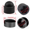 60 PCS Black M6 Bolt Nut Protective Cap，Hex Head Bolt