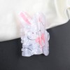 Easter Hair Clips White Pink Bunny Hair Clips for Women