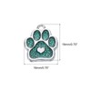 MECCANIXITY Cat Dog Paw Charm Footprint Paw Print Charm Alloy
