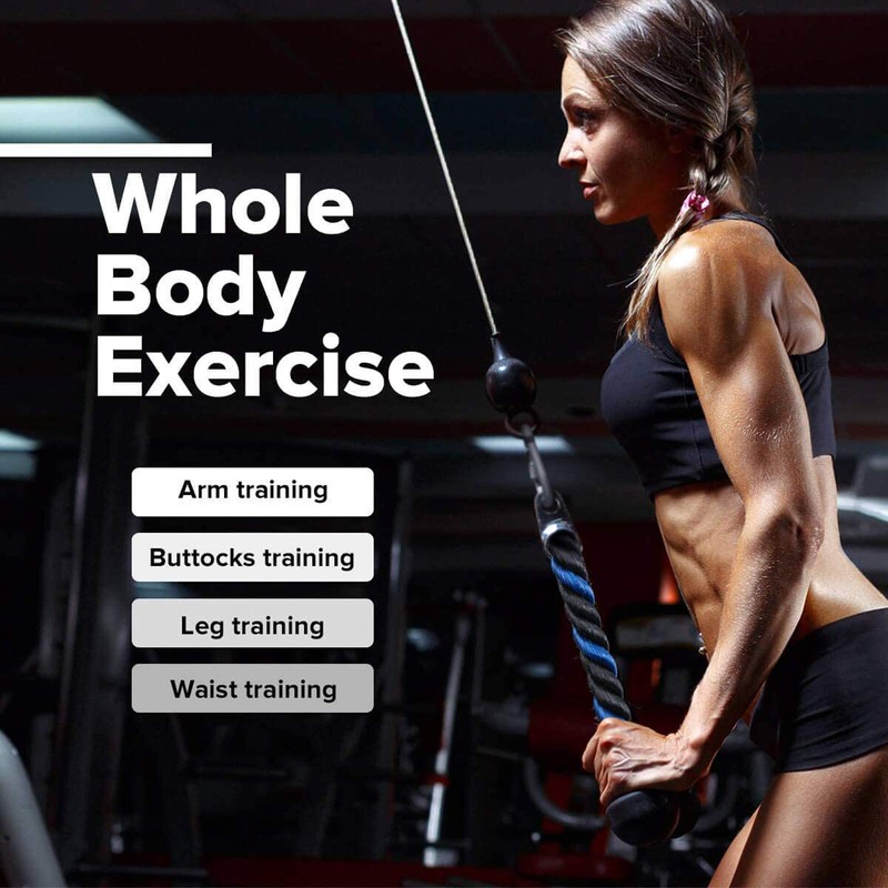 Tricep Rope Cable Attachment Pull Down 27 inch Heavy Duty