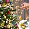 400 Pieces Christmas Ornaments Hangers with Snap Fastener, Precut Hanging