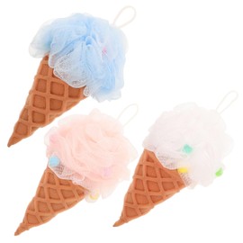 BIUDECO Bathing Sponge Ball Pieces Set Body Scrubber Sponge Puff Loofahs Exfoliating for Shower