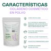 Biopeptido Colageno Cosmetico Puro Uso Facial Y Capilar 50g