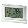 LANDEX YT5261SV Digital Alarm Clock Time Ocean Date Display Silver