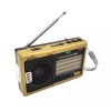 Sunflash Gold Bluetooth AM/FM/SW 9CH Radio W/ Flashlight USB/TF MP3