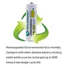Solar Light AA Ni-CD 1000mAh Rechargable Batteries,AA Rechargeable Batteries for