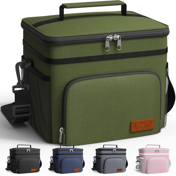 HOTOR Insulated Lunch Bags for Men & Women - Leak-Proof