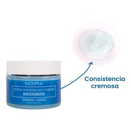 Crema Hidratante Moira Cosmetics K-beauty Ácido Hialurónico Tipo de piel Todo tipo de piel