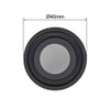 sourcing map Bass Speakers Passive Radiator Rubber Vibration Plate DIY