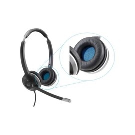 CISCO Headset 560 Series Replacement Ear Cushions (8 Pieces) - Spare – Black, 1-Year Limited Liability Warranty (CP-HS-WL-5EC8=)