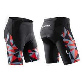 Santic Cycling Shorts Mens 3D Padded Bike Shorts for Mens Bike Bicycle Shorts Pants High Breathable L