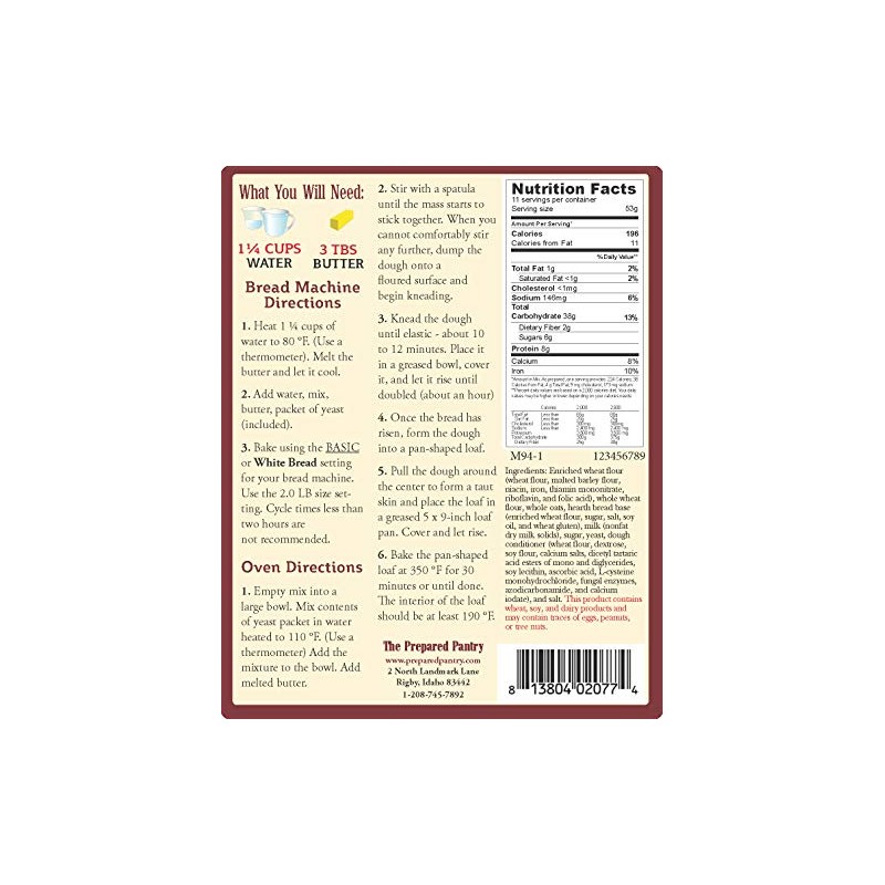 The Prepared Pantry Summerhill Irish Oat Bread Mix; Single Pack;