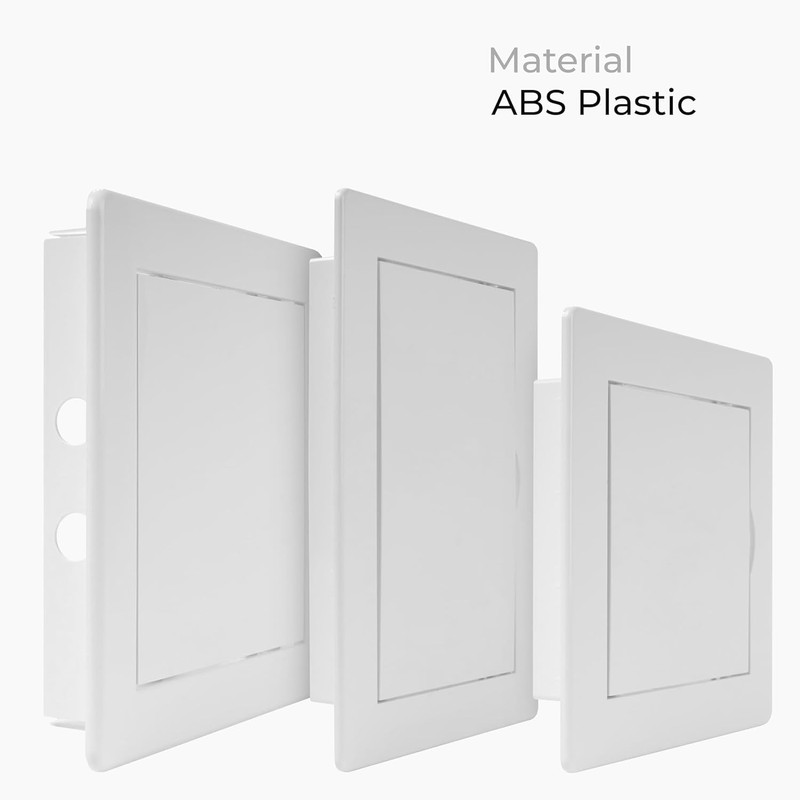 HVAC OV 4x8 Inch White Access Panel – ABS Plastic