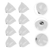 Totority 8pcs Reusable Succulent Plant Covers Moisture Retaining Humidity Domes