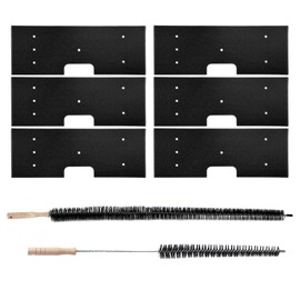 WH01X35719 Lint Filter Compatible with Ge Profile Washer Dryer Combo Foam Filter for PFQ97HSPV0DS Combo Washer Dryer Filter with Lint Brush (1 Long Handled Brush & 1 Full Bristle Brush)- 6 Pack