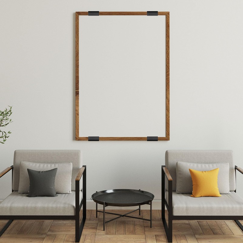 PATIKIL Tile Hanger Brackets 1.6x1.4"", 6 Set U Wall Mounted