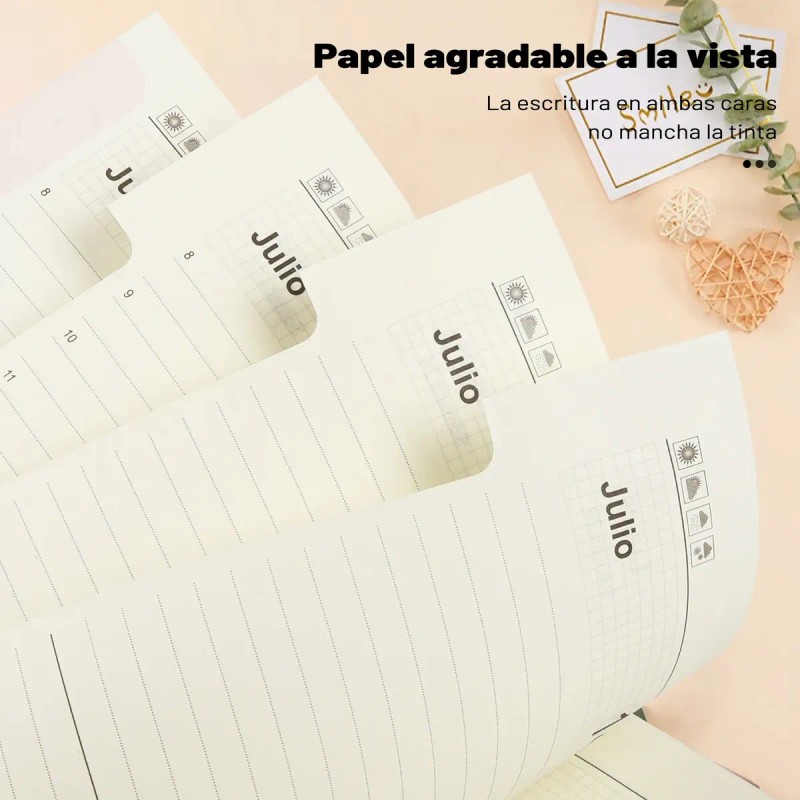 Agenda Ejecutiva 2026 Planificador Personalizada A5