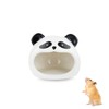 WishLotus Ceramic Hamster Hideout, Panda Shape Hamster House and Habitat,