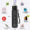 KOBONA 1L Motivational Water Bottle with Time Marking Hydration Tracking