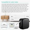 NineLeaf 2PK 12mm Label Tape Compatible for Brother P-Touch TZe-S231