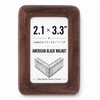 Natural American Black Walnut Wood Picture Frame, 2x3 Inch