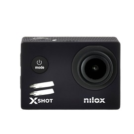 Nilox, Action Cam XShot, Action-Kamera Auflösung 12 MP, 5,1 cm LCD-Bildschirm, WLAN-Verbindung, wasserdicht bis 30 m, mit Schutzhülle, Akku 900 mAh, SD-Karte bis zu 32 GB