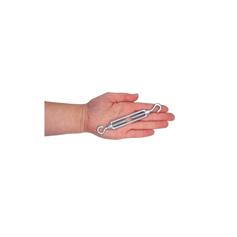 (Pack of 4) Turnbuckle Wire Tensioner M5 Adjustable Turnbuckles Hook
