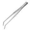 ANEX Stainless Steel Tweezers, Serrated Type, Curved Tip, 7.1 inches