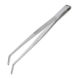 ANEX Stainless Steel Tweezers, Serrated Type, Curved Tip, 7.1 inches (180 mm) No. 138