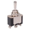 (On)-Off-(On) Momentary Toggle Switch SPDT 15A Screw Terminals M12 bushing