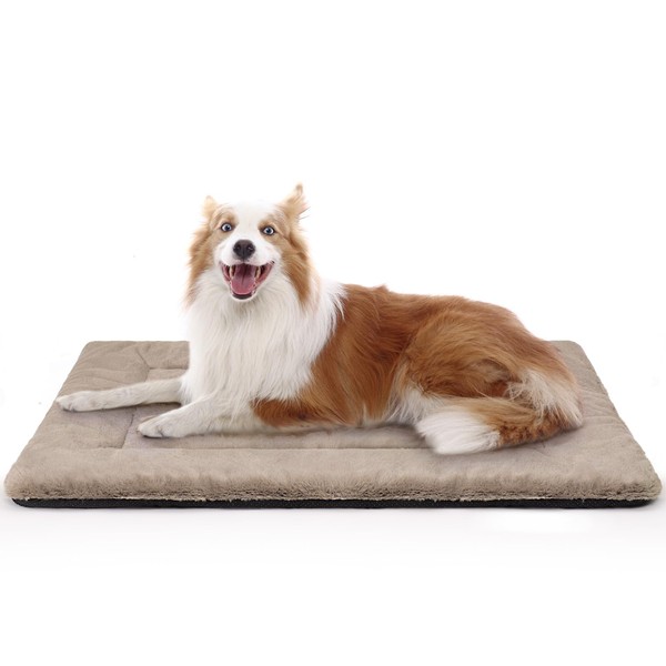 ZENGAOOU Dog Bed Mat, Washable Dog Crate Pad Ultra Soft