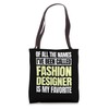 Fashion Designer Couturier Garment Maker Clothes Stylist Tote Bag