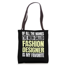 Fashion Designer Couturier Garment Maker Clothes Stylist Tote Bag