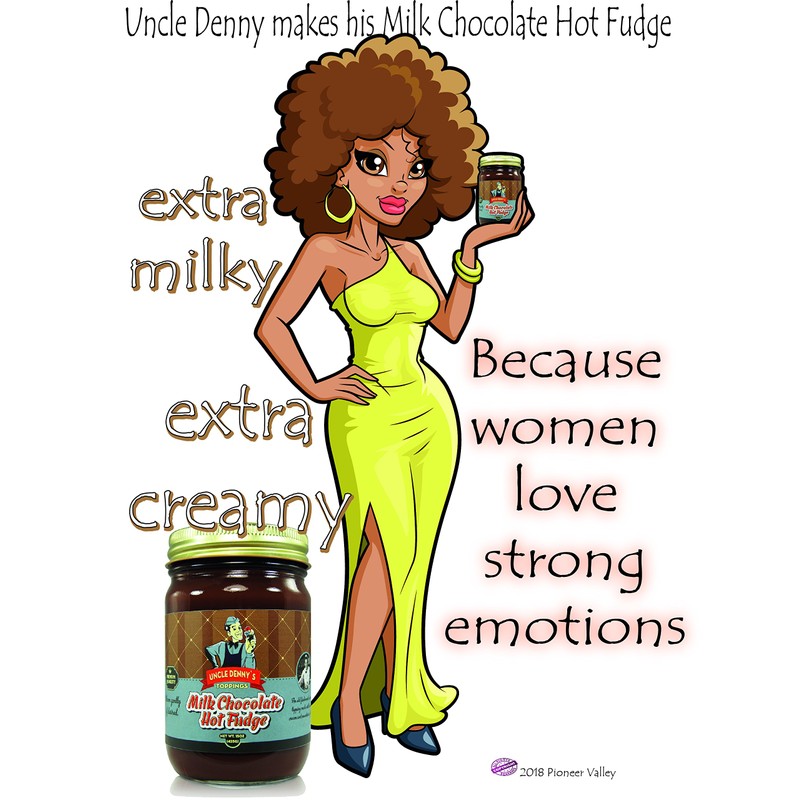 Uncle Denny's Milk Chocolate Hot Fudge Gourmet Ice Cream Topping