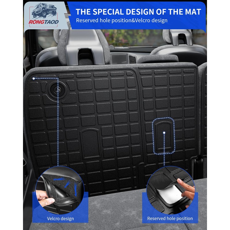 Rongtaod Back Seat Protector Compatible with 2022 2023 2024 2025