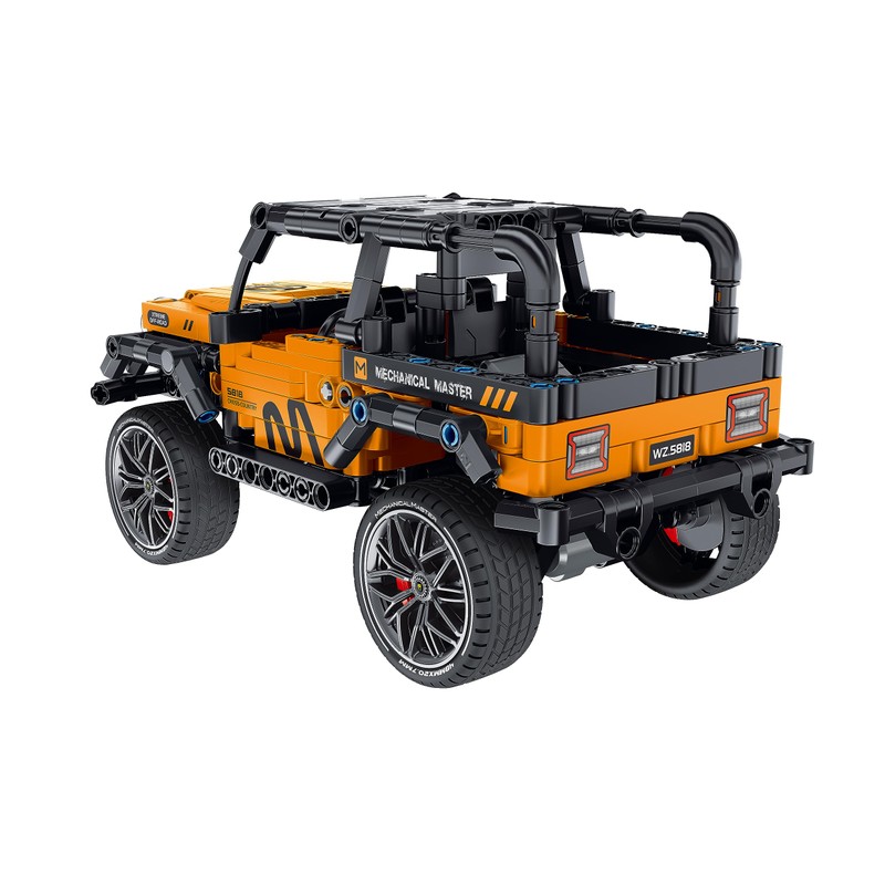 iM.Master 434-Piece Pull-Off Road Vehicle Orange