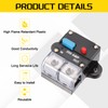DMiotech 1 Pack 12-48V 200A Circuit Breaker, Overload Protector Switch