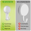 Elegear Mini Suction Cup Hooks for Shower - 2 Pack