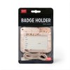 Legami - Neck ID Badge Holder, 1 Clear Window, Card