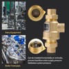 1/2" 9D-M3 Brass Backflow Preventer, 1/2 Inch Dual Check Valve