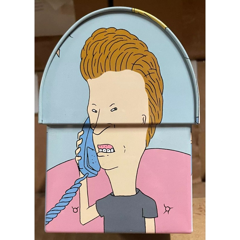 NEW BEAVIS AND BUTT HEAD METAL LUNCH BOX NEW UNUSED