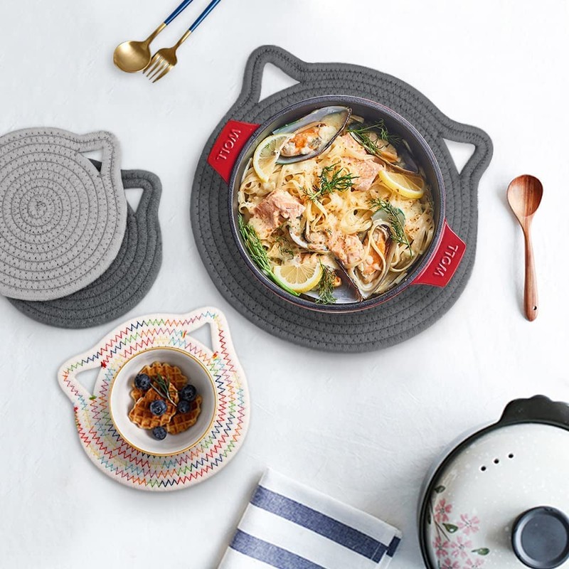 DINGC Set of 3 Place Mats Cute in Cats Densely