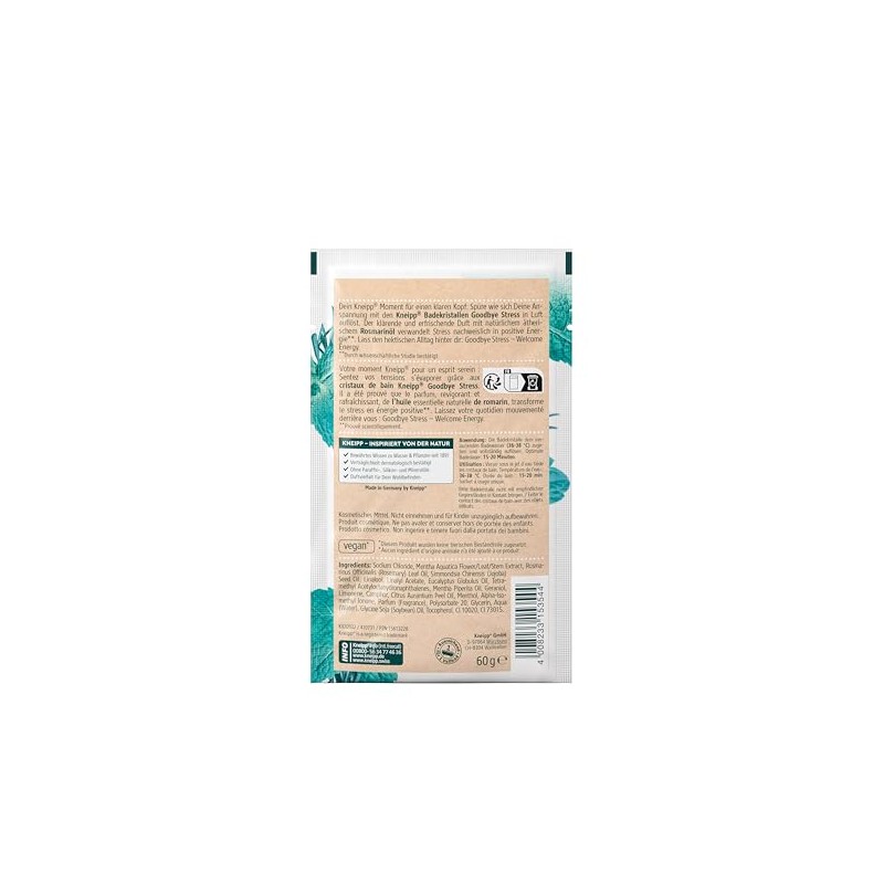 Kneipp Goodbye Stress Bath Crystals 60 g