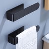Taozun Hand Towel Bar Bathroom Towel Holder Black Single Towel