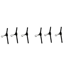 Jenzi Anti Tangle Boom with Carabiner, Fishing Anti Tangle Boom Curved Black 5 cm, 8 cm or 12 cm, Carp Feeder + Free Petri Sticker (5 cm)