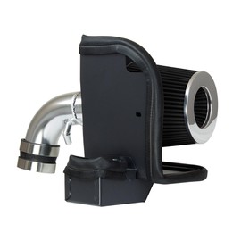 Cold Air Intake System with Heat Shield Kit + Filter Combo BLACK Compatible For 08-18 Fiesta 1.6L