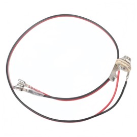 PLADANG Single 1x12 Guitar Speaker Wiring Harness - 1/4" Mono Jack + Ferrule - DIY Cabinet Kit 6.35mm Mono Audio Jack