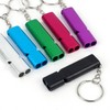 Metal Whistle Keychain: Multi-purpose Alert & Self-Defense Tool Whistle Keychain Green 10ea